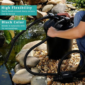 ZY-hosetube Pond Hose bending around tight corners for versatile pond layouts