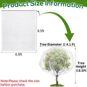 ZYP ultra-fine mesh design allows airflow and light while shielding fruit during growth.