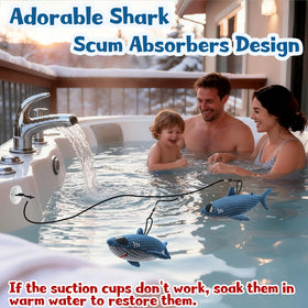 ZYIDBNG shark absorber floating in water reduces oils for clearer spa water