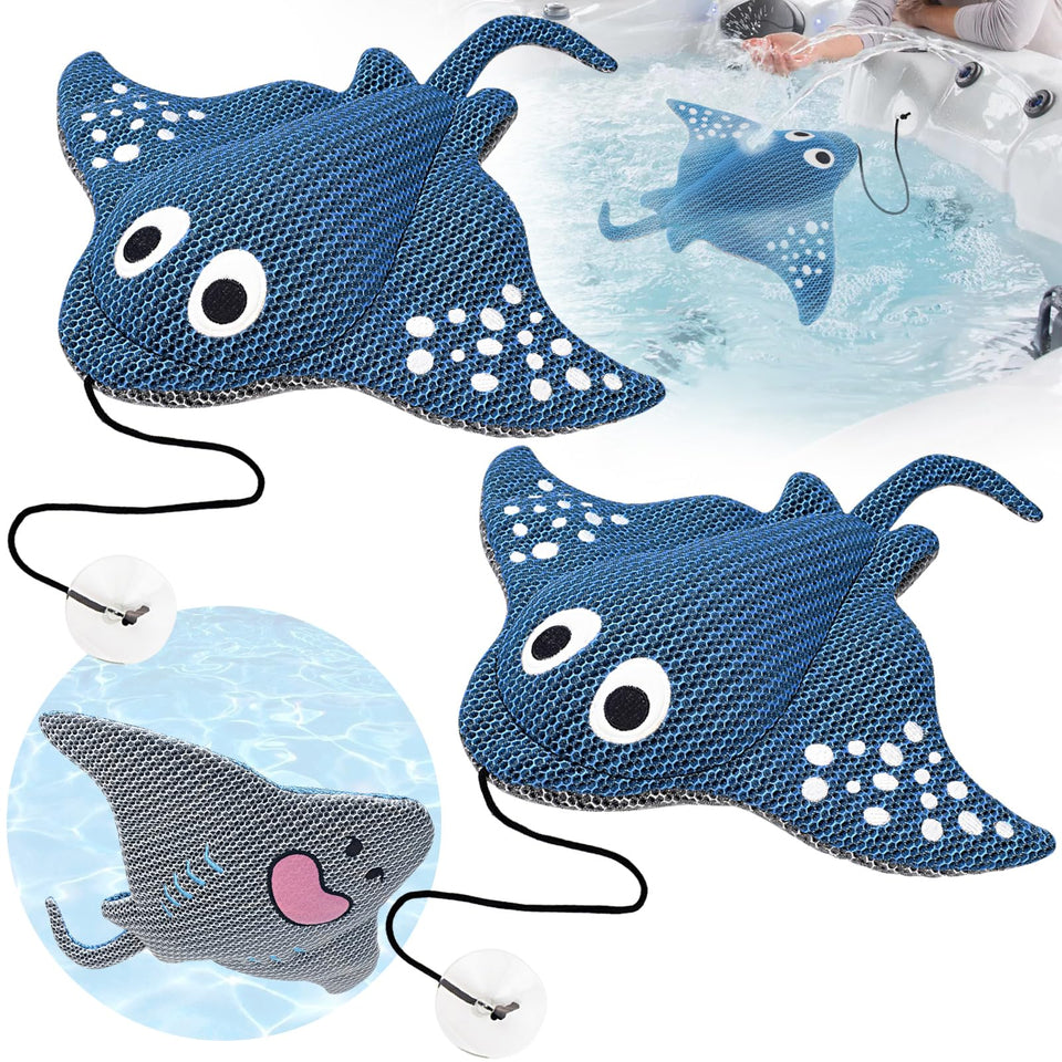 ZYIDBNG Stingray absorber, side view, two-pack for easy spa maintenance