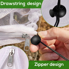 ZYP large fruit-tree screen covers wide canopies with a secure zipper closure.