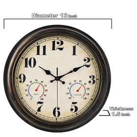 zyzamay poolside or balcony clock withstands humidity while staying readable