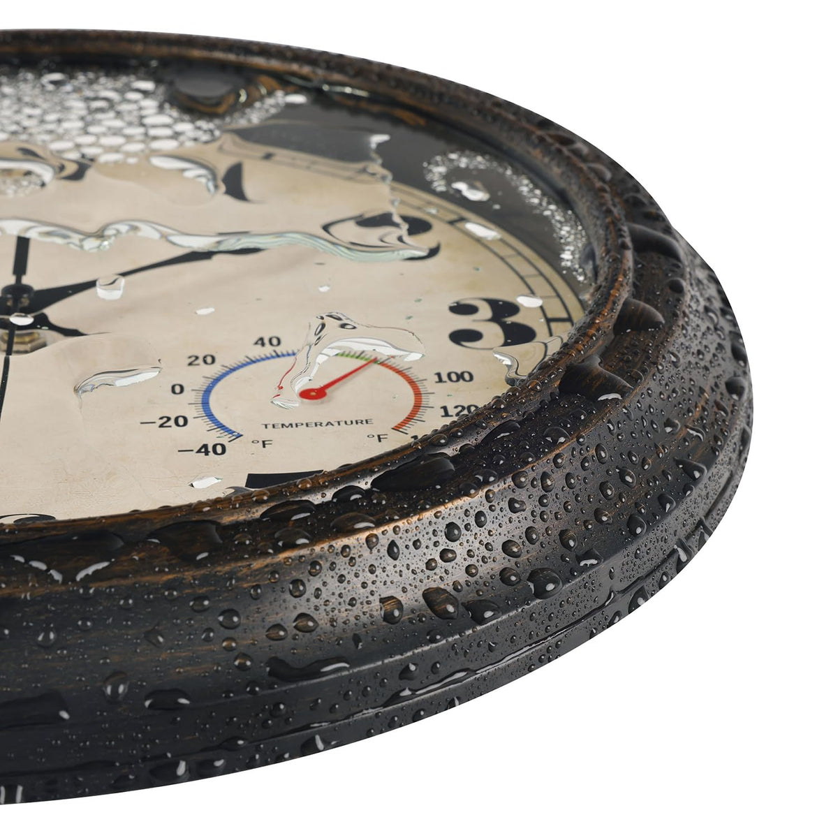 zyzamay waterproof clock ensures reliable outdoor use on porches and poolside