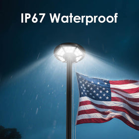 ZZE easy top-mount installation on flagpole