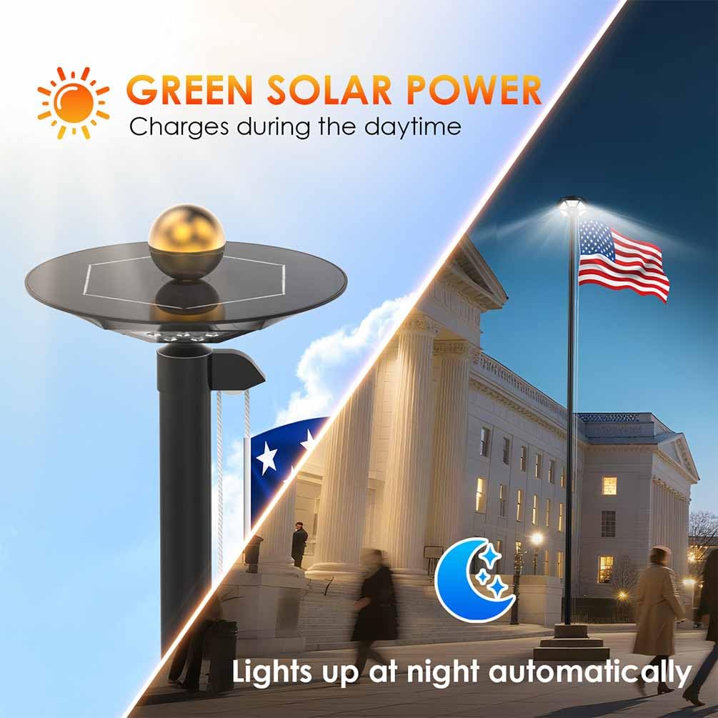 ZZE wide illumination covers large flag area