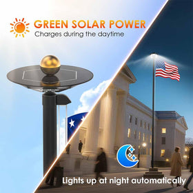 ZZE wide illumination covers large flag area