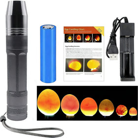ZZBUY Egg Candler Light reveals embryo details on chicken eggs for clearer candling