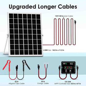 ZZE extended cables simplify placement on boats, trailers, and cars