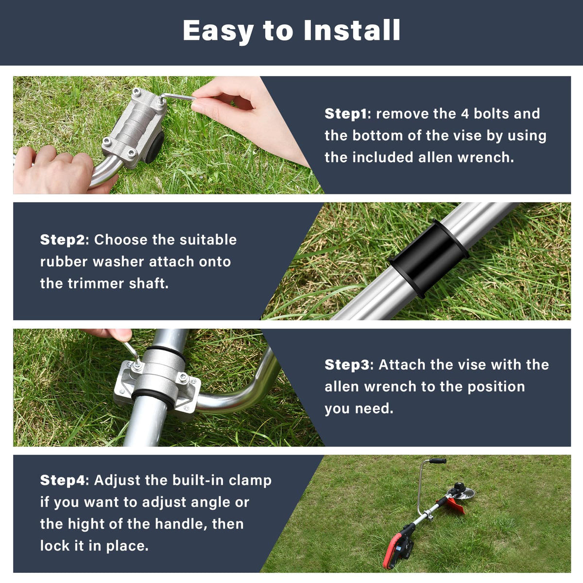 ZZM 15-inch grip size for comfortable, extended use
