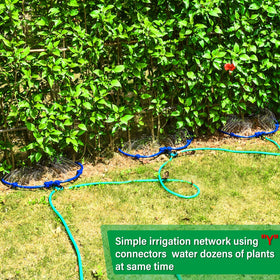 ZZM Tree Water System installed under a tree on a hot sunny day