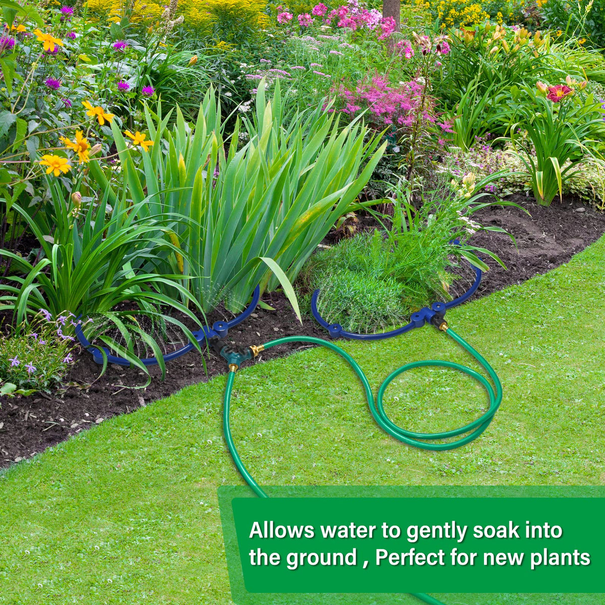 ZZM Y-splitter included for branching irrigation to multiple plants