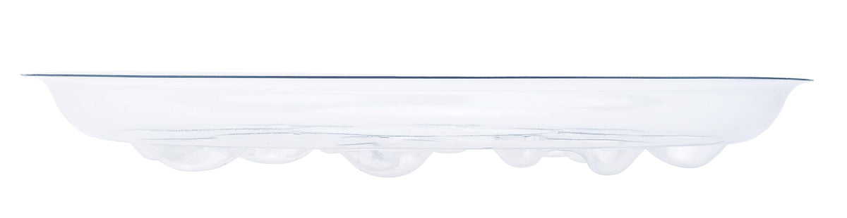 ZZPYXIA drip tray with feet elevates pots while guiding moisture.