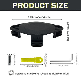Zzunkn ACFHRL2 12-blade pack delivers sharp grass and weed trimming.