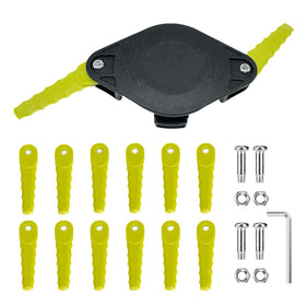 Zzunkn ACFHRL2 polycarbonate head ready for Ryobi compatibility and quick setup.