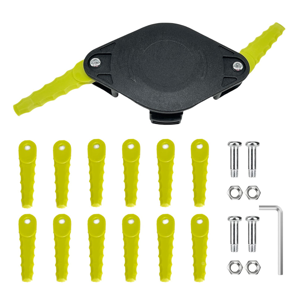 Zzunkn ACFHRL2 polycarbonate head ready for Ryobi compatibility and quick setup.