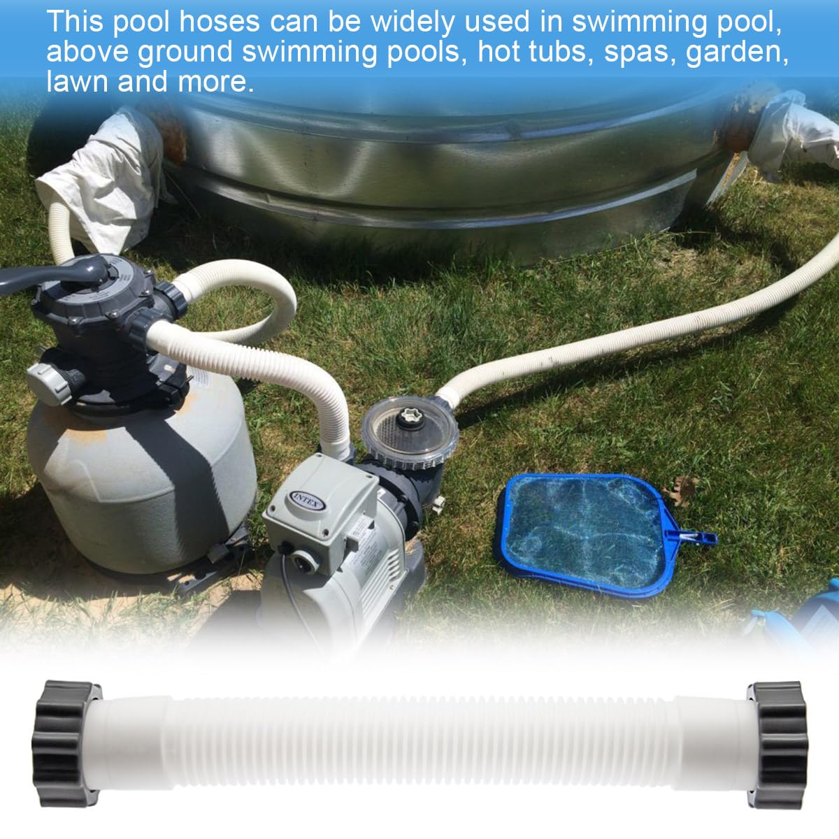 Zzyyldu 11535 easy installation with rotating nuts on both ends to speed setup